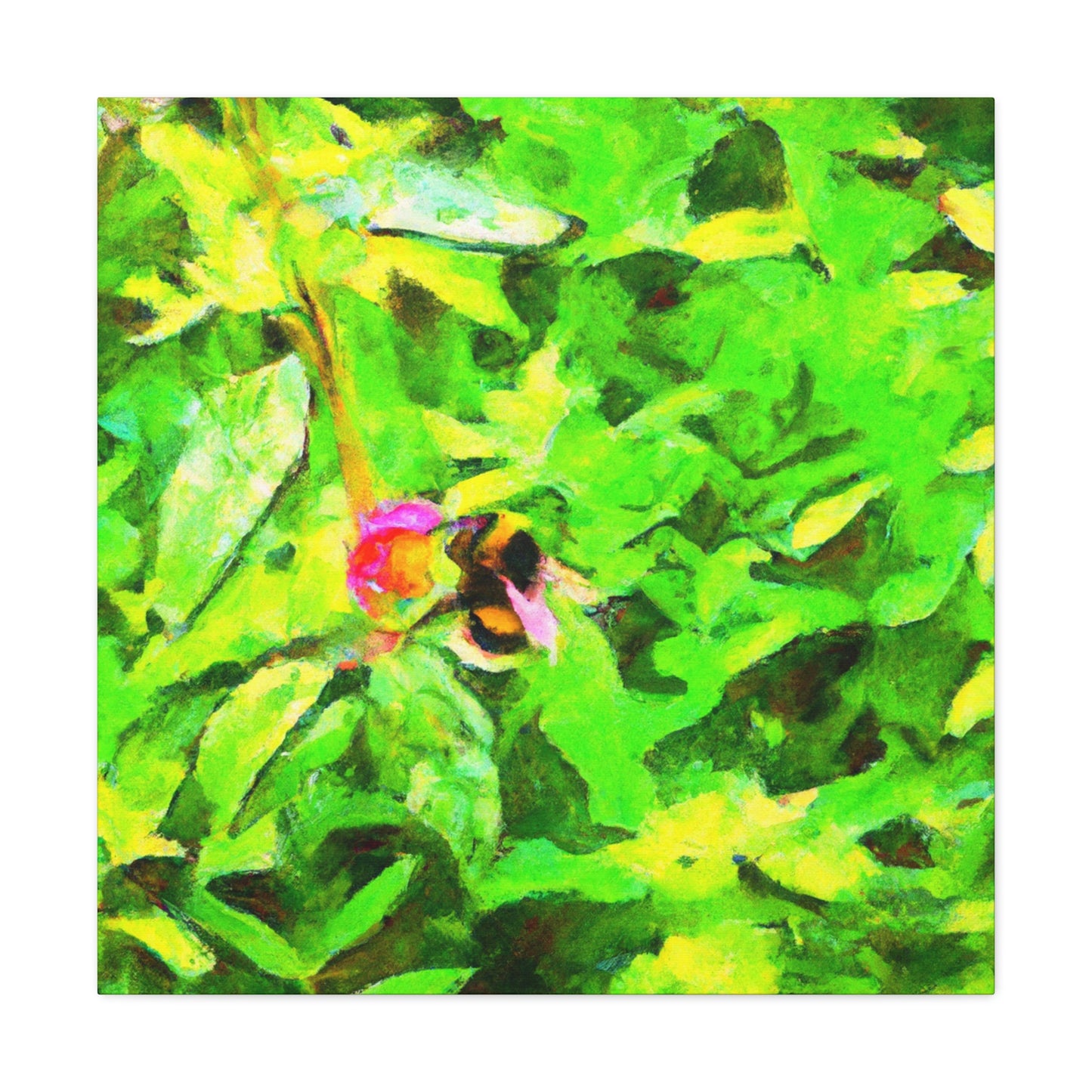 Bumblebee In Impressionism - Canvas