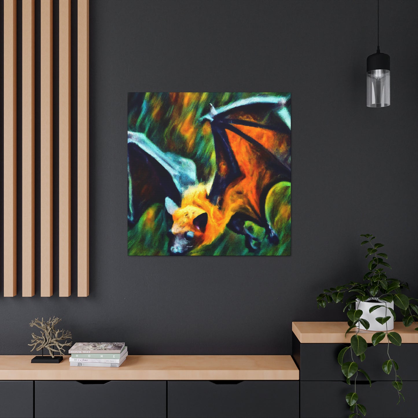 Mystic Indian Flying Fox - Canvas