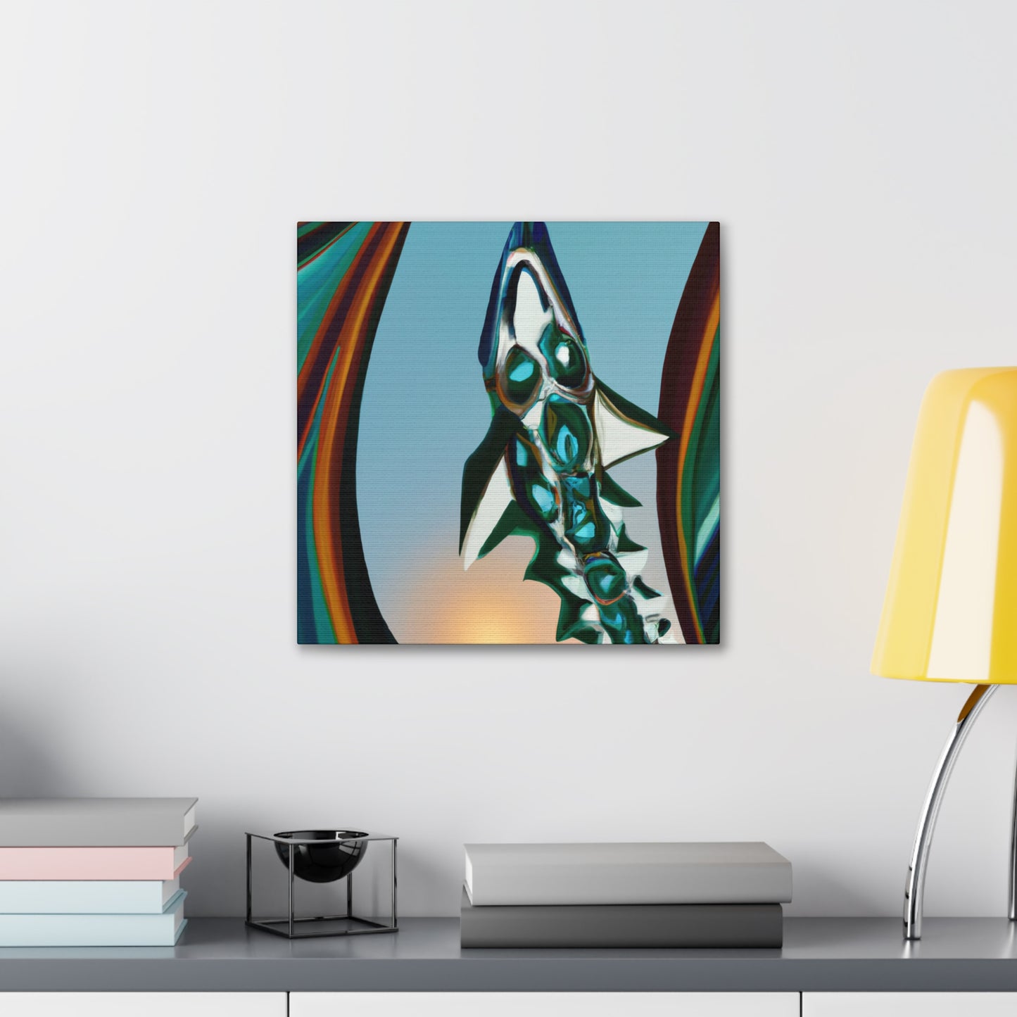 "Barracuda Art Deco" - Canvas