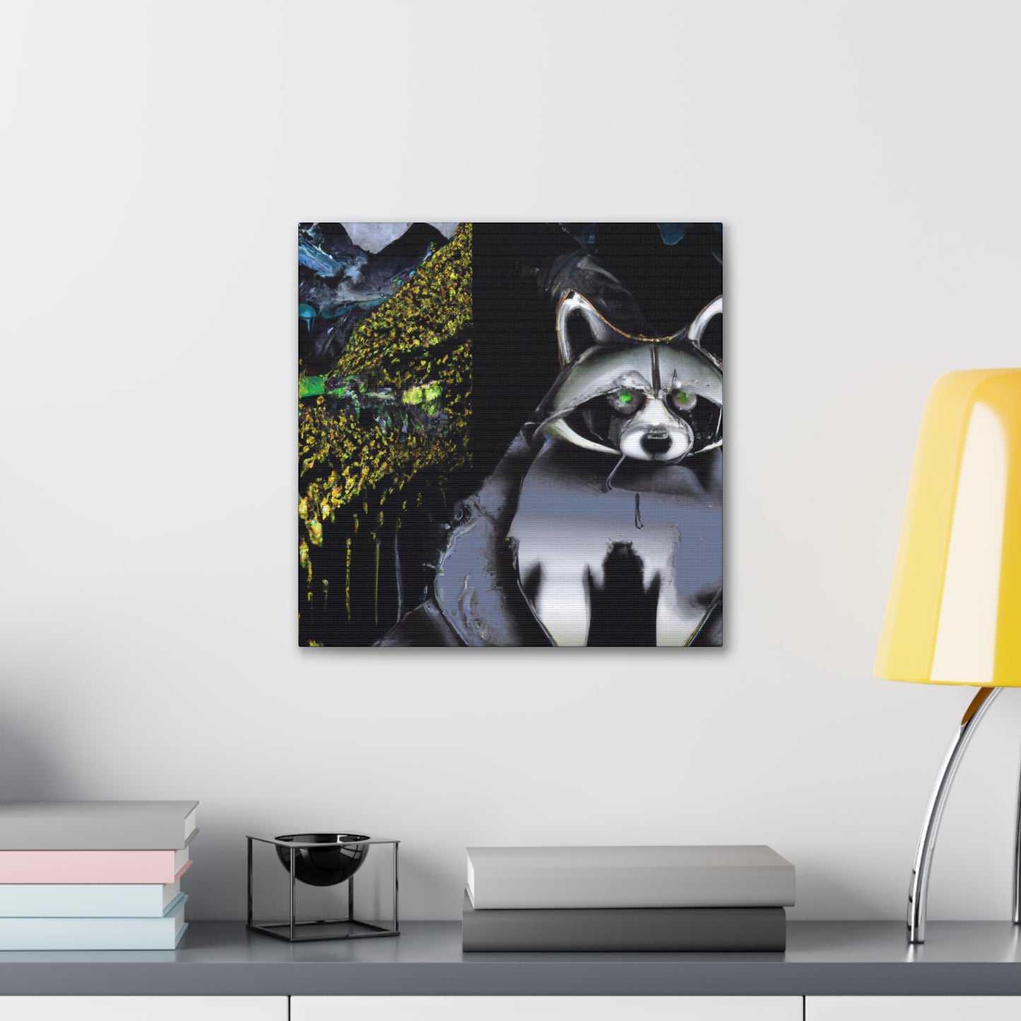 "Raccoon in Surrealism" - Canvas