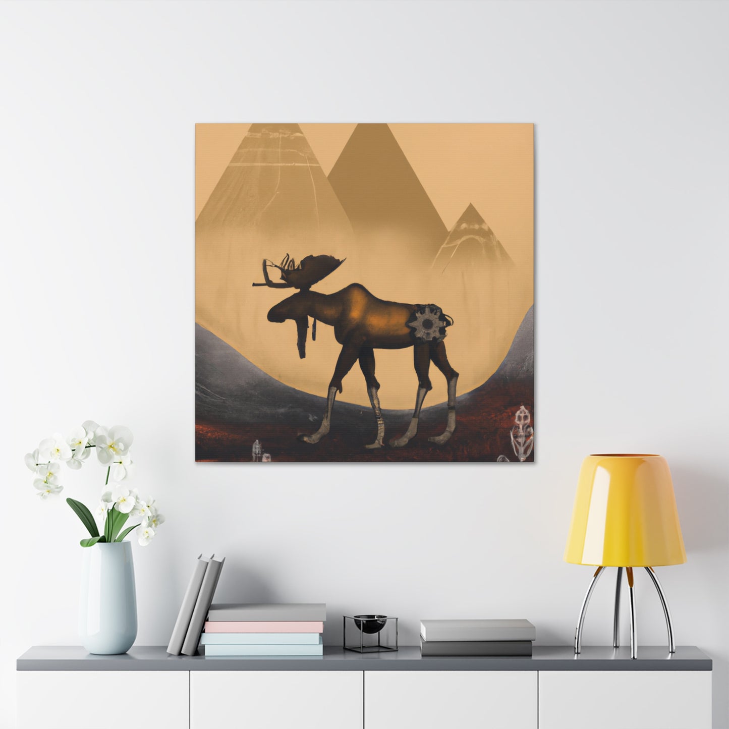 Moose on the Move - Canvas