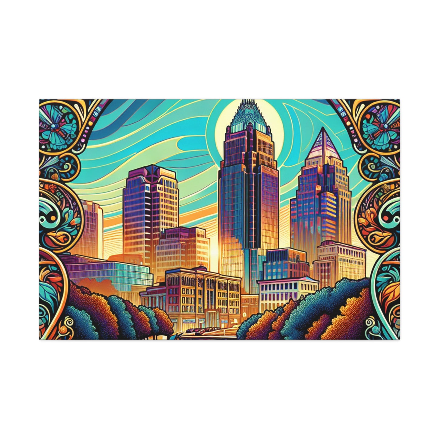 Whispering City Dreams - Canvas