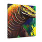 Komodo Dragon Majesty. - Canvas