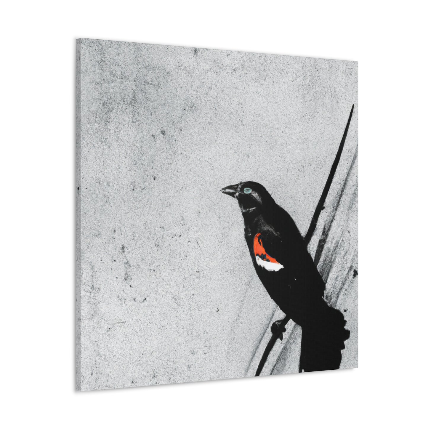 "Red Winged Blackbird Calls" - Canvas