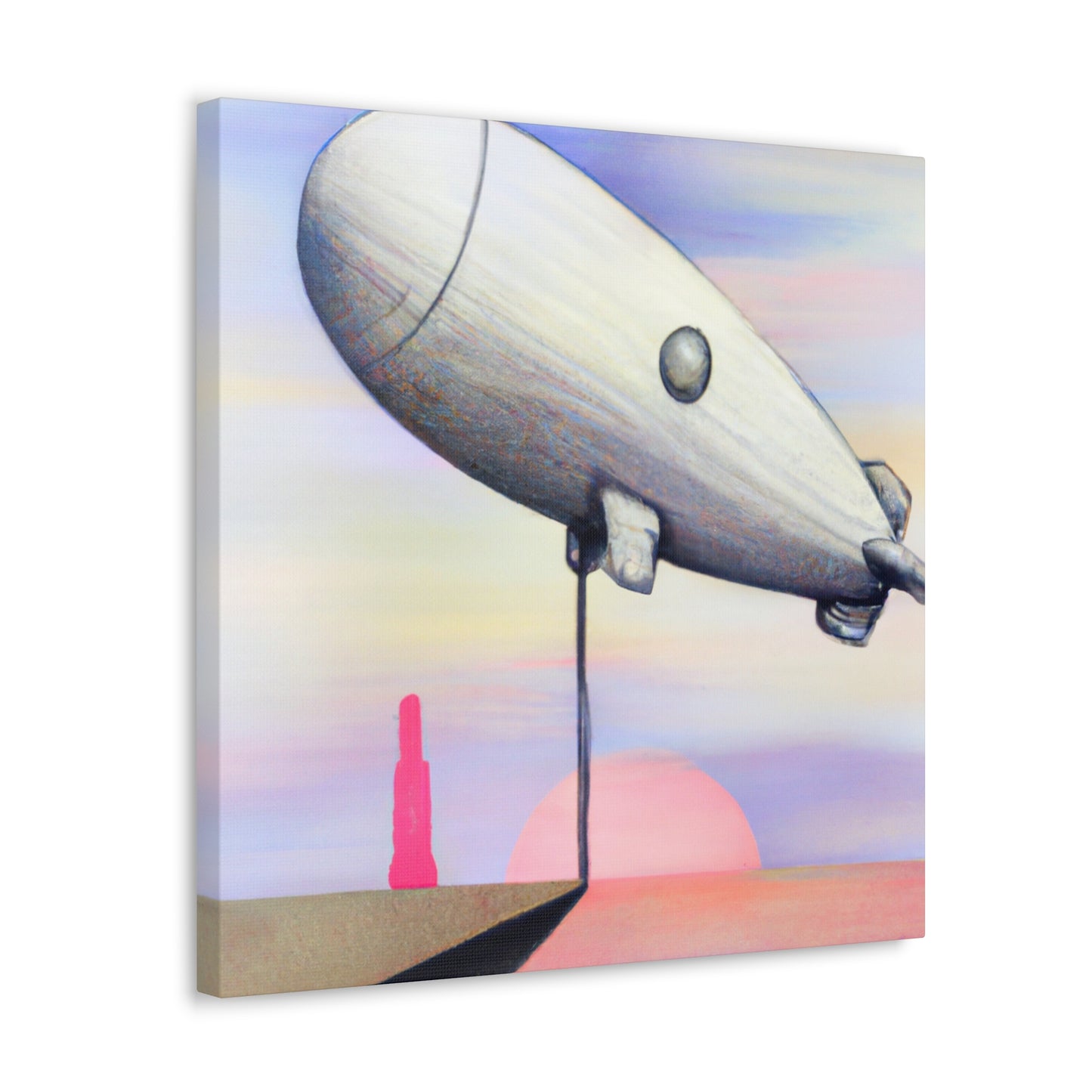 "Ascending Blimp Dreaming" - Canvas