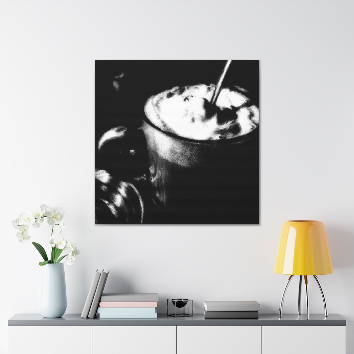 "Cappuchino Impressionistic Dream" - Canvas