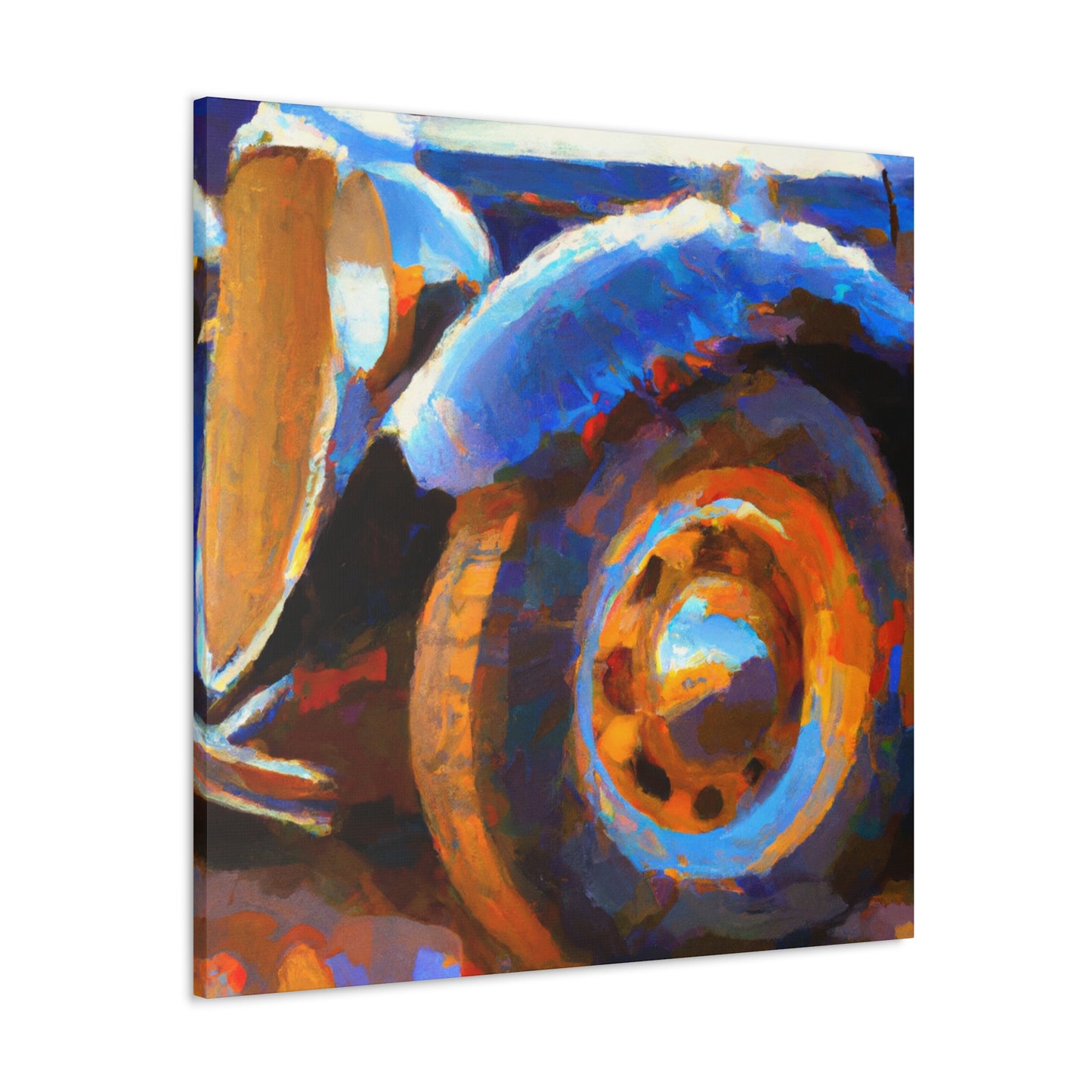 "Classic Automobile Radiance" - Canvas