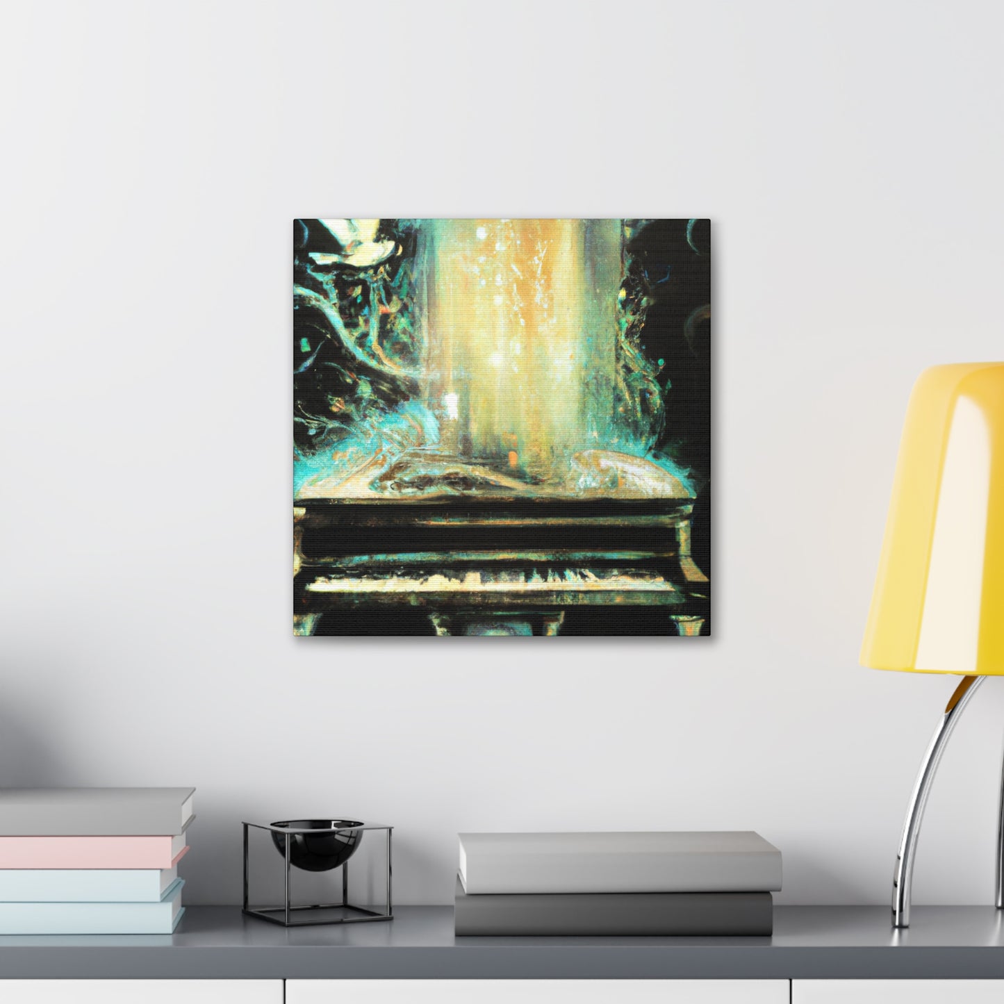 Piano in Art Nouveau - Canvas