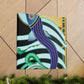 "Electrifying Eel Eccentricity" - Canvas