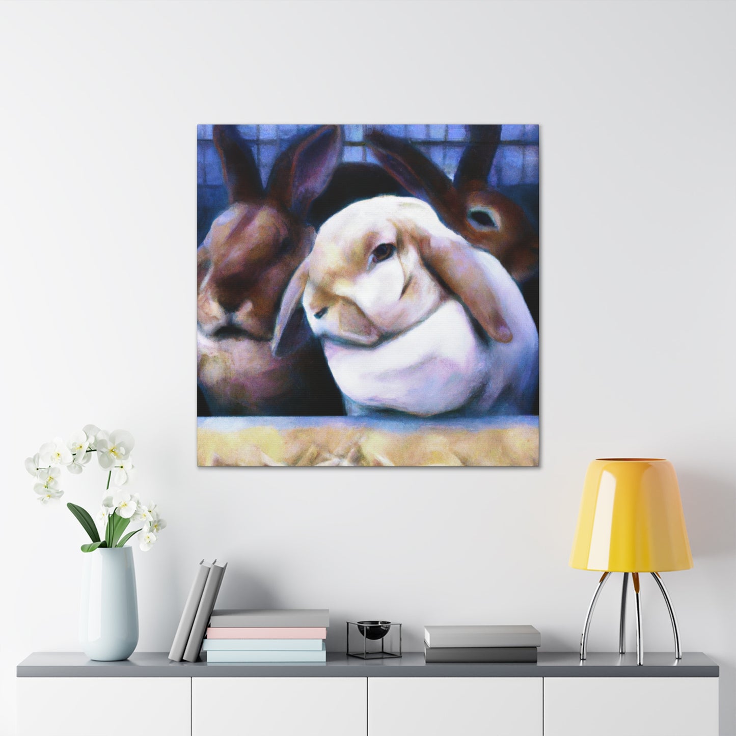 Furry Rabbit Realism - Canvas