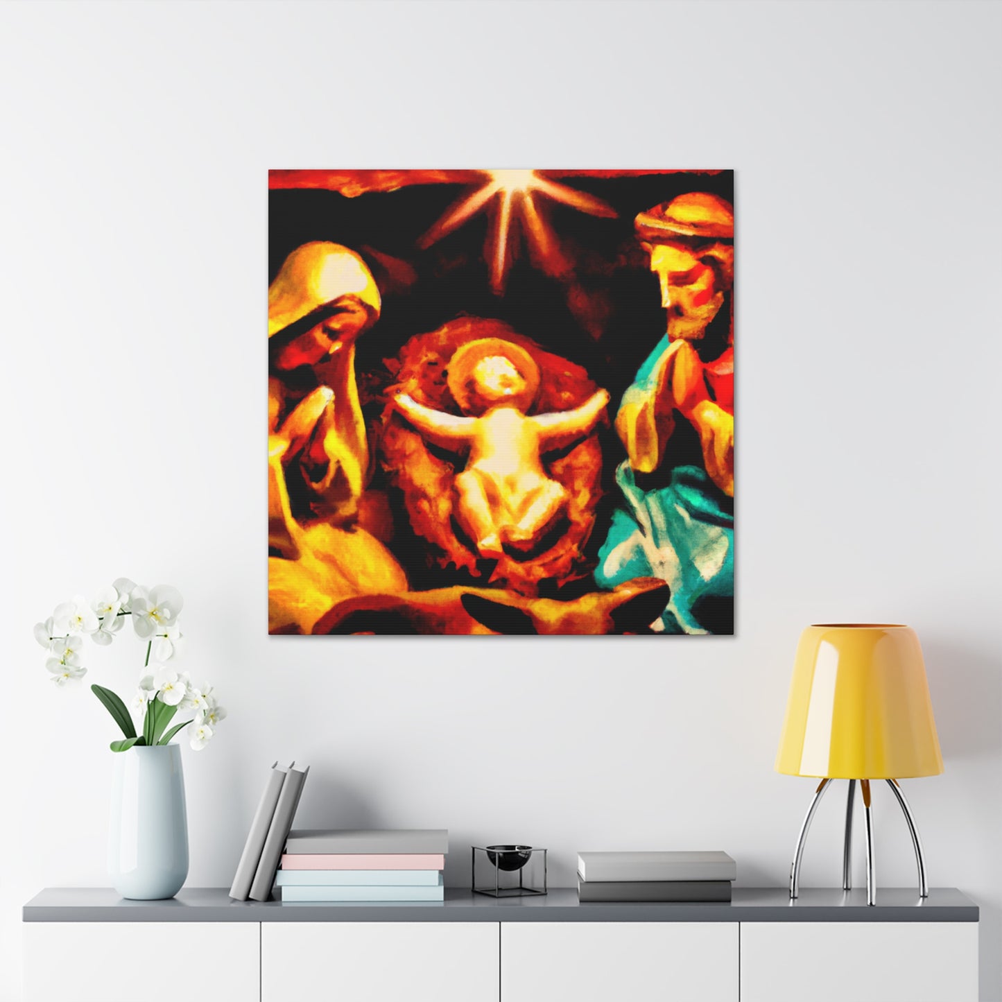 Manger of Starlight. - Canvas