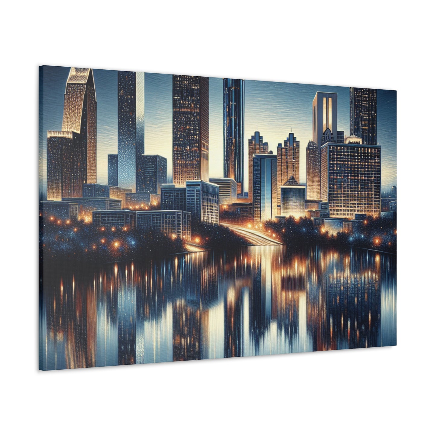 "Vibrant Urban Dreams" - Canvas