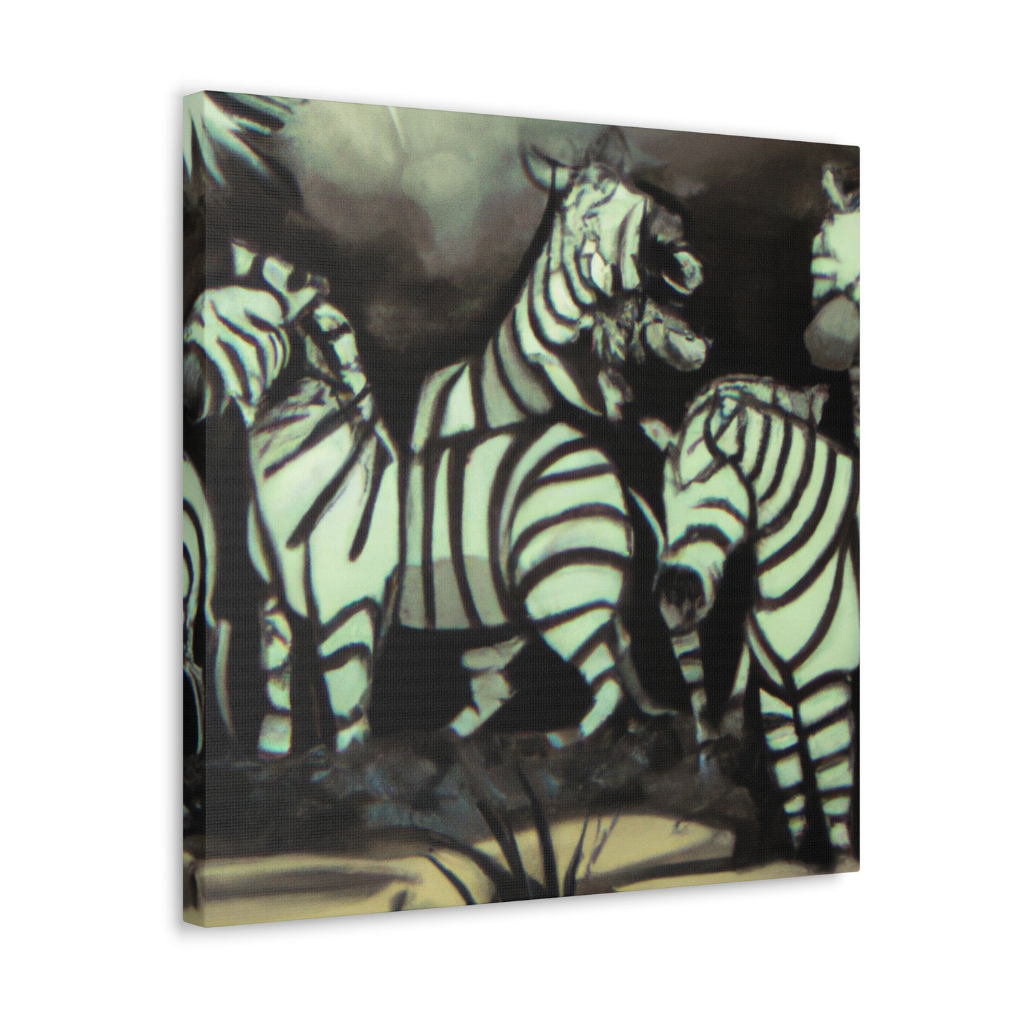 "Zebra in Expressionism" - Canvas