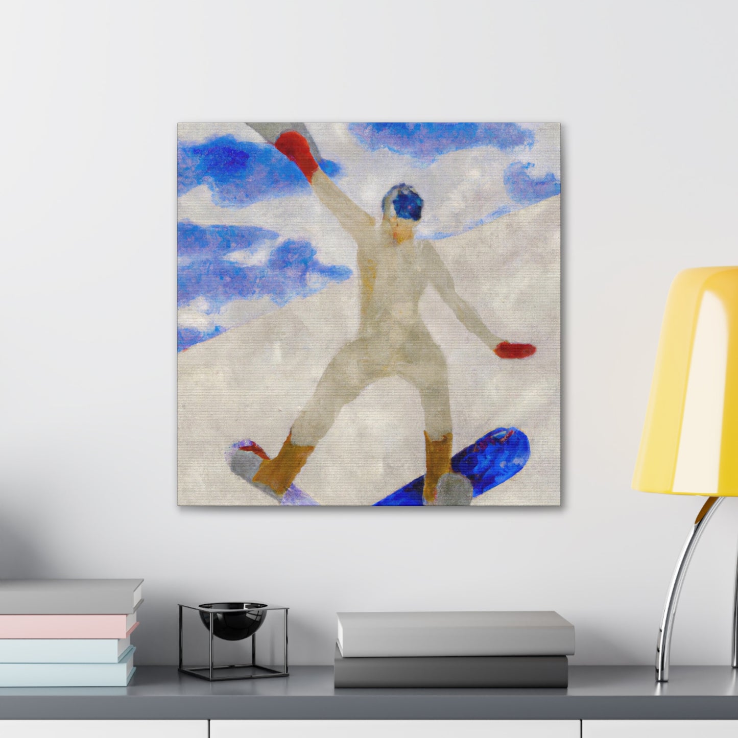 Snowboards in Surrealism - Canvas