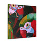 "Amazon Parrot Euphoria" - Canvas