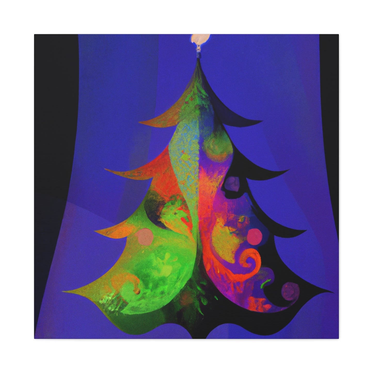 Christmas Tree Splendor - Canvas