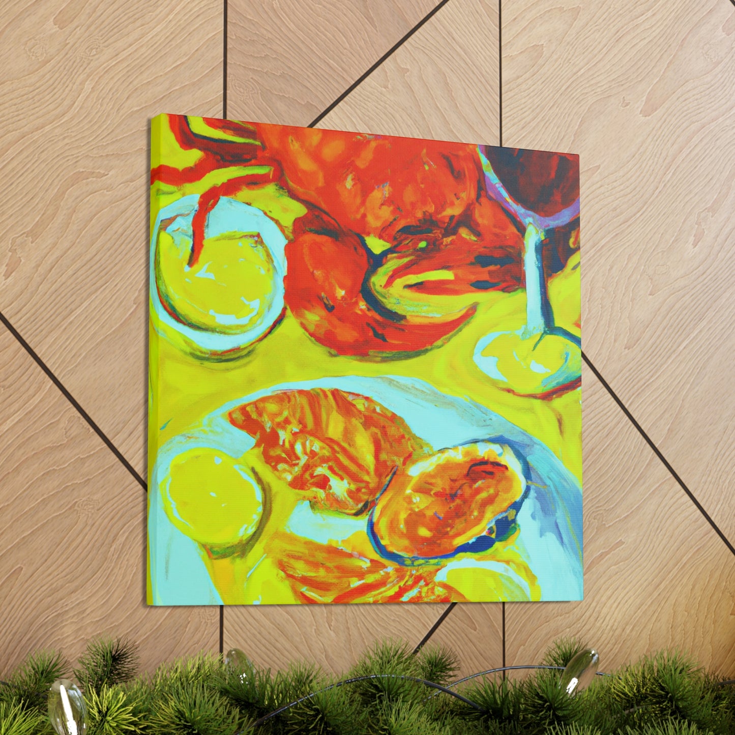 "Seafood in Post-Impressionism" - Canvas