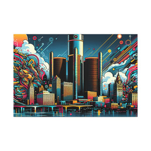 Motor City Graffiti Revival - Canvas