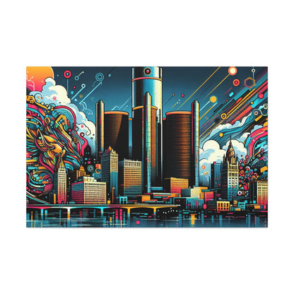 Motor City Graffiti Revival - Canvas