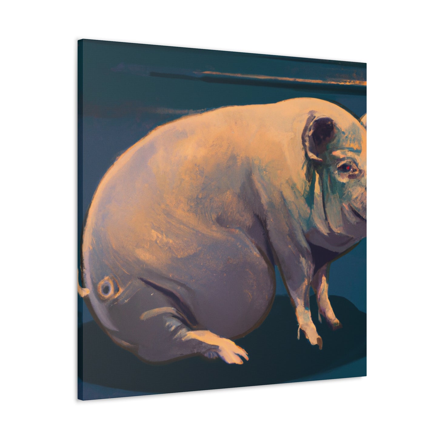 Pig as Pig Can - Canvas