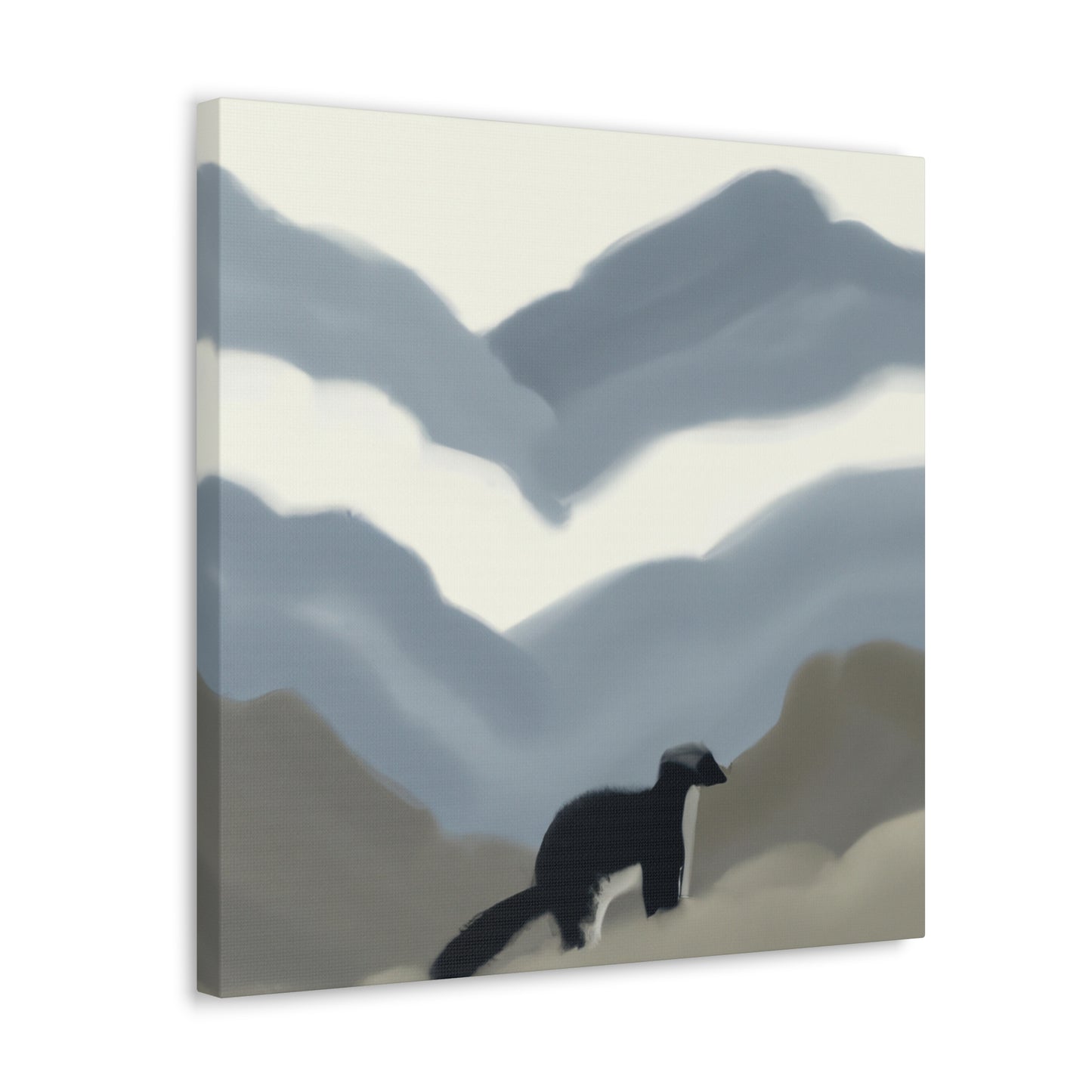 Skunk in Impressionism - Canvas