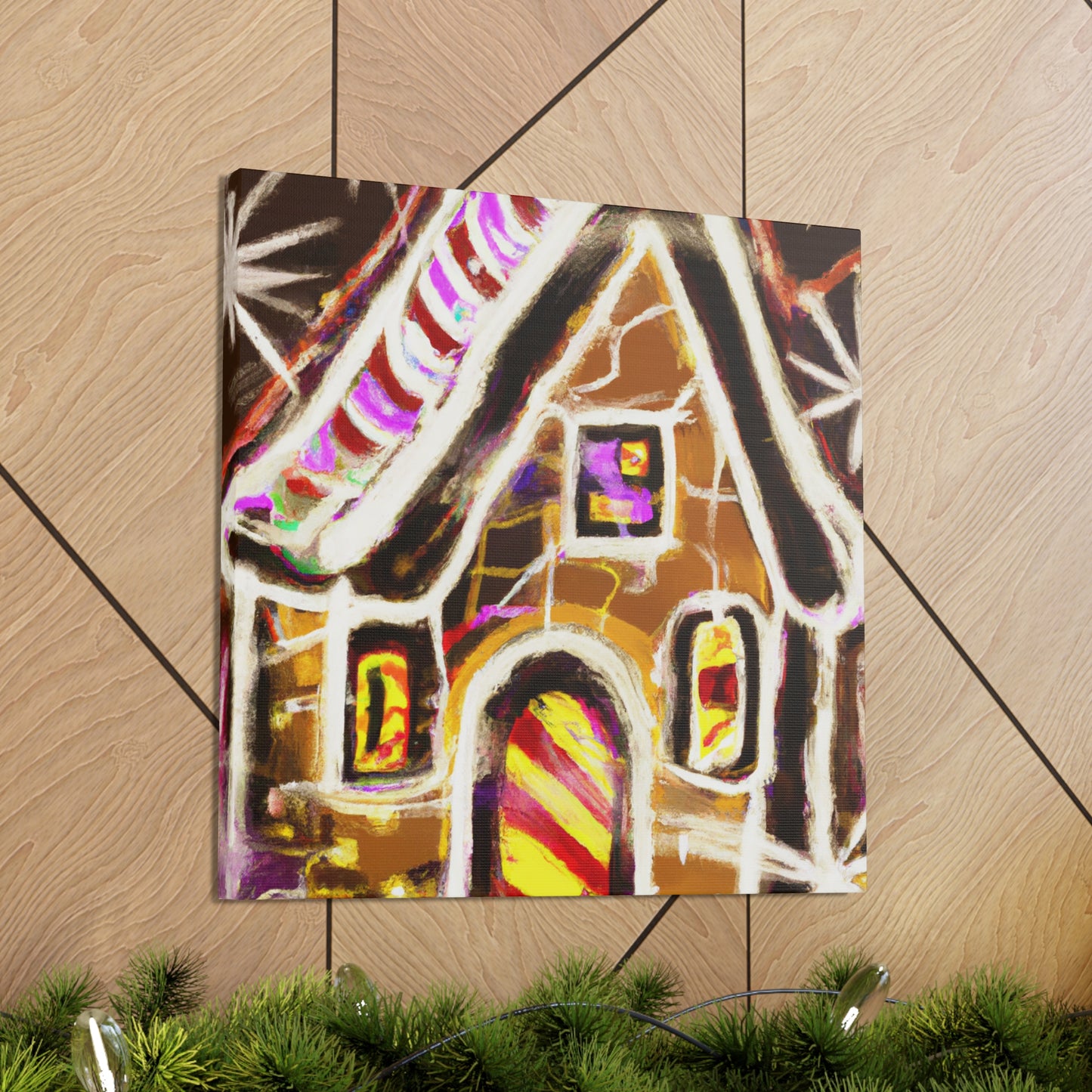 Gingerbread Dream House - Canvas