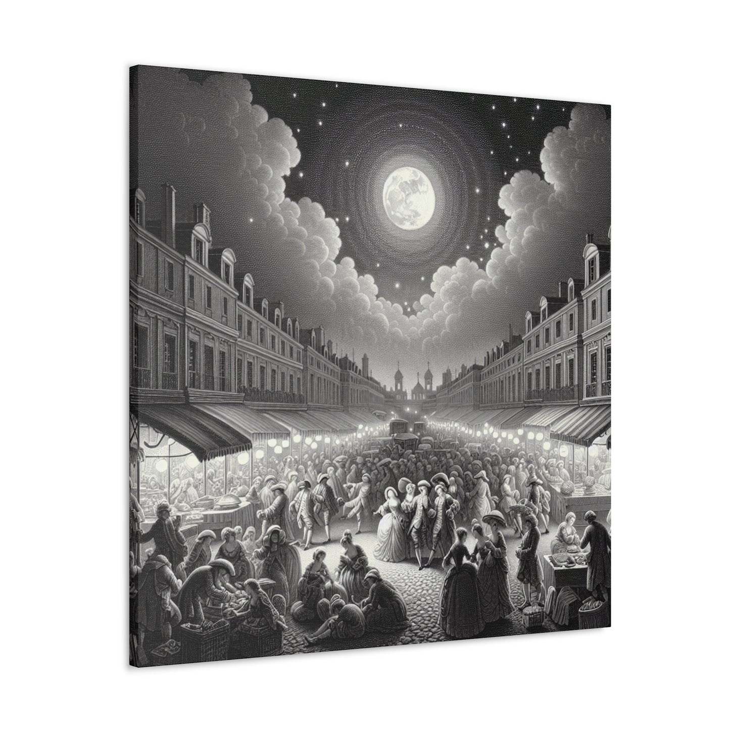 Midnight Masquerade Lights - Canvas