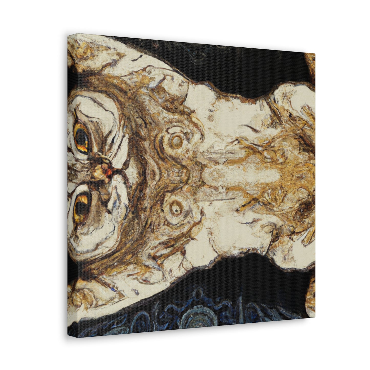 Feline Folds of Beauty - Canvas