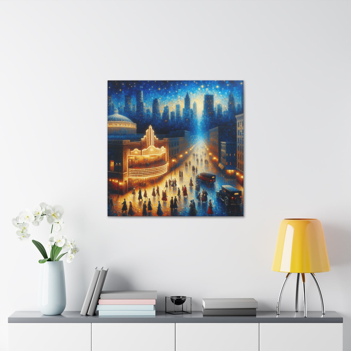 "Enchanting Urban Tapestry" - Canvas