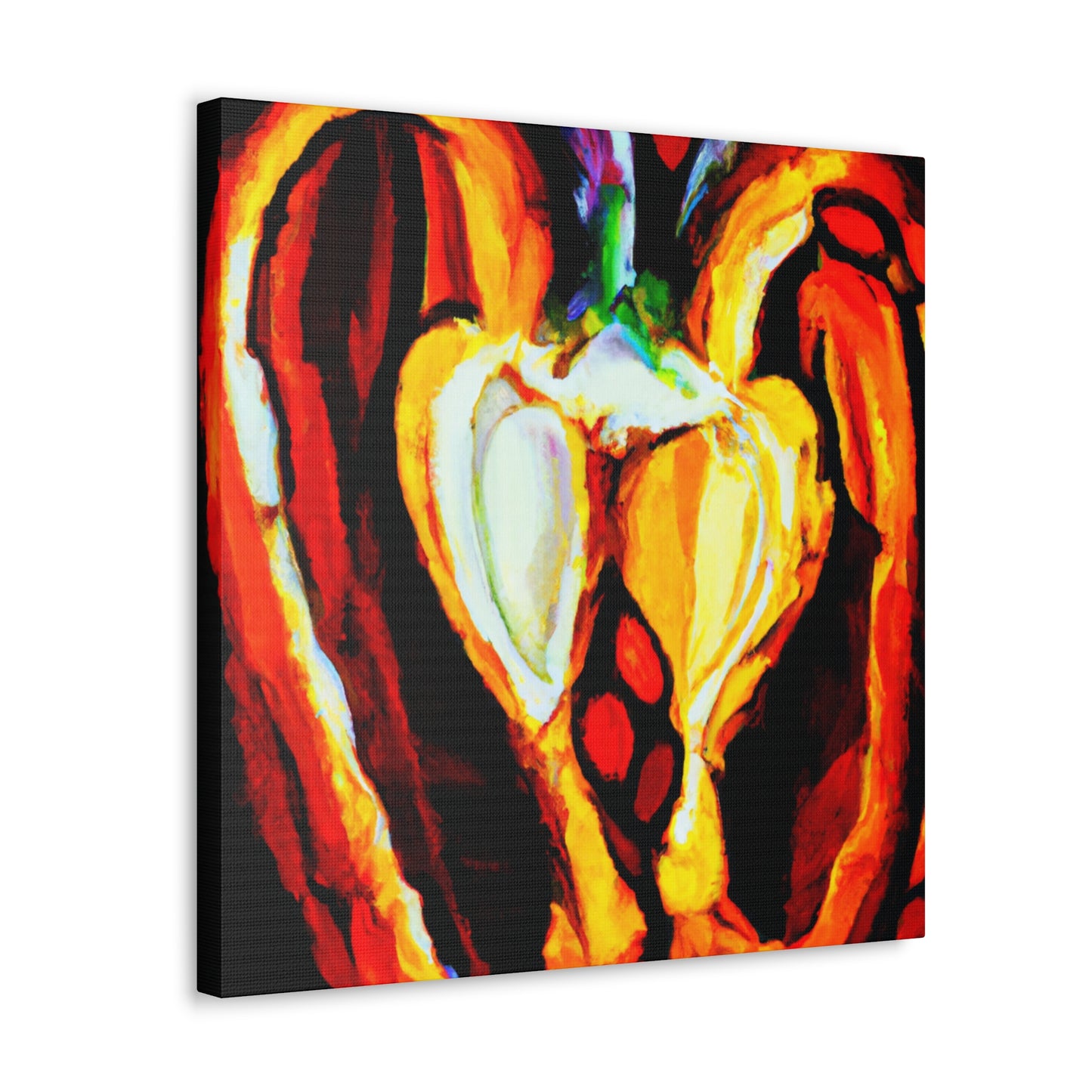 "Spicy Pop Peppers" - Canvas