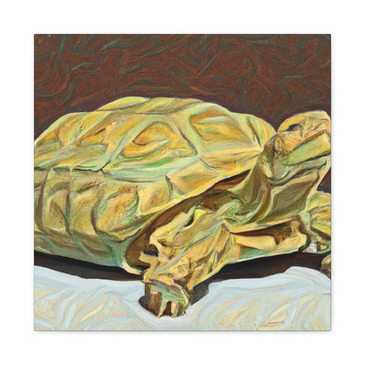 "Gorgeous Russian Tortoise" - Canvas