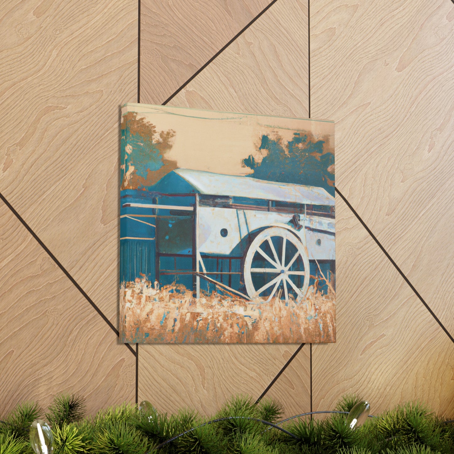 "Harvesting the Hayfield" - Canvas