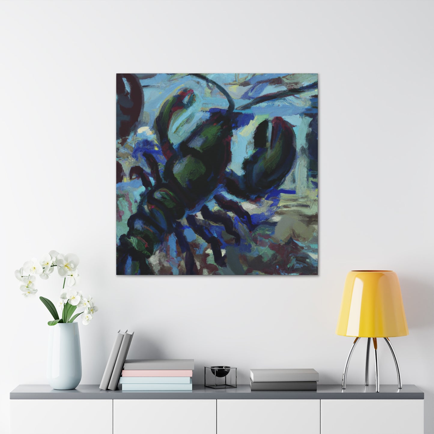 "Lobster in Expressionism" - Canvas