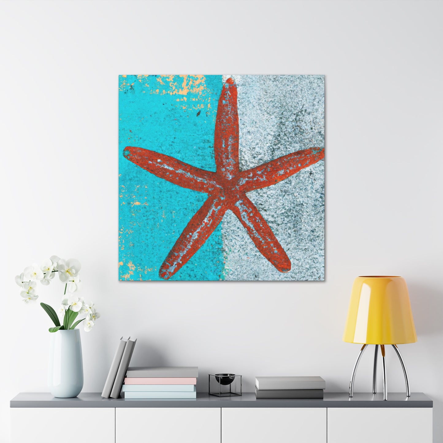 "Starfish on the Beach" - Canvas