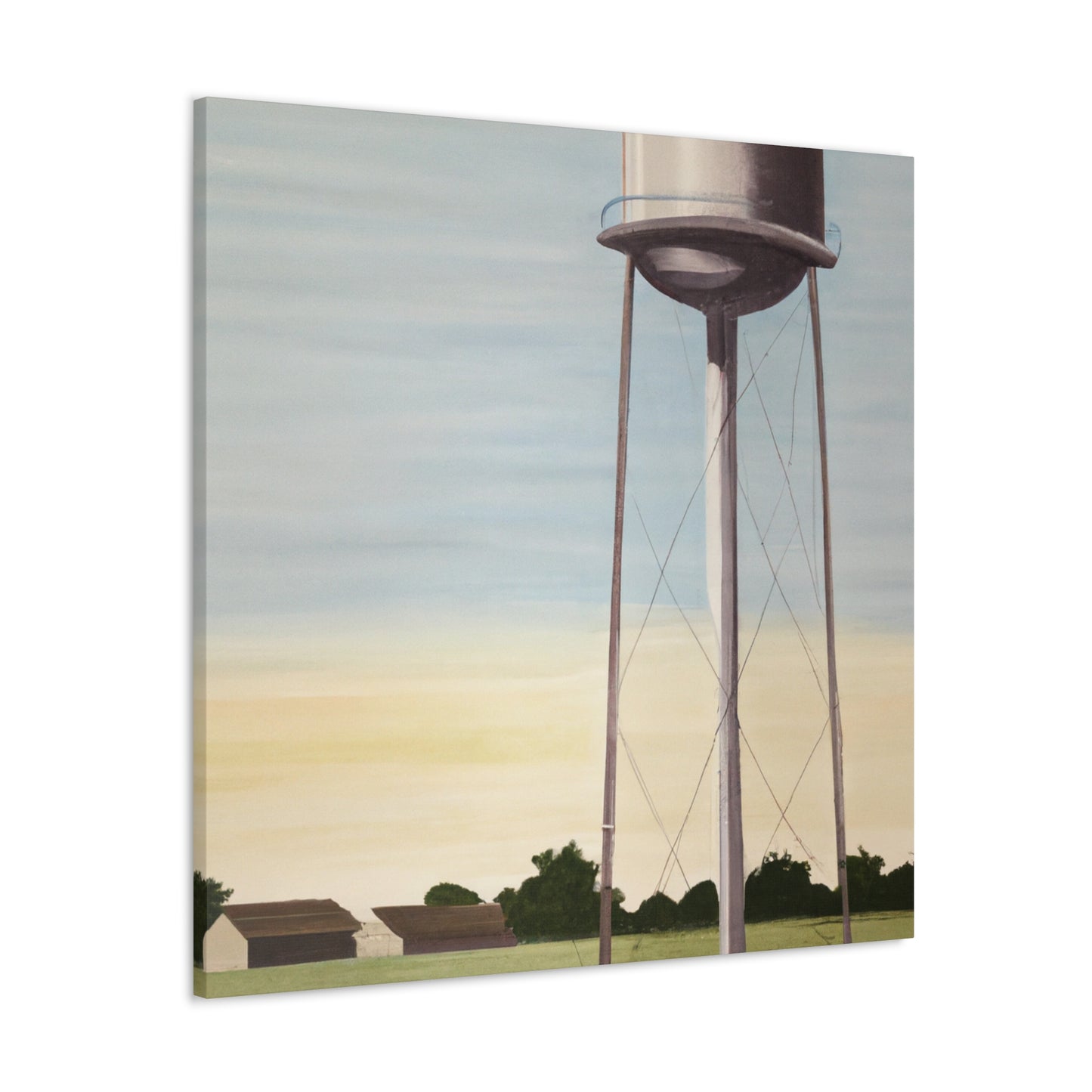 "Towering Over the City" - Canvas