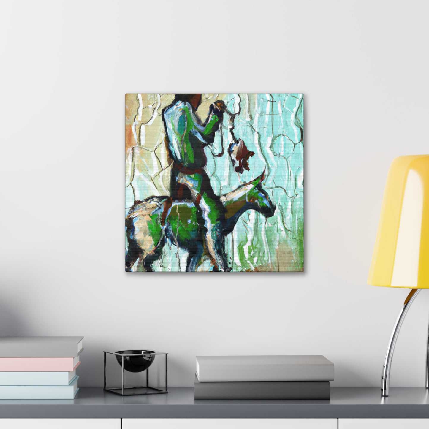 Cowboys on Wild Steeds - Canvas