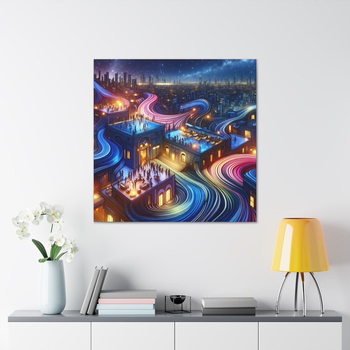 "Endless Midnight Soirée" - Canvas