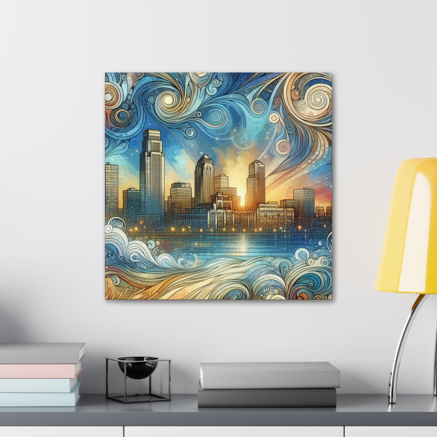 "Enchanting Omaha Serenade" - Canvas