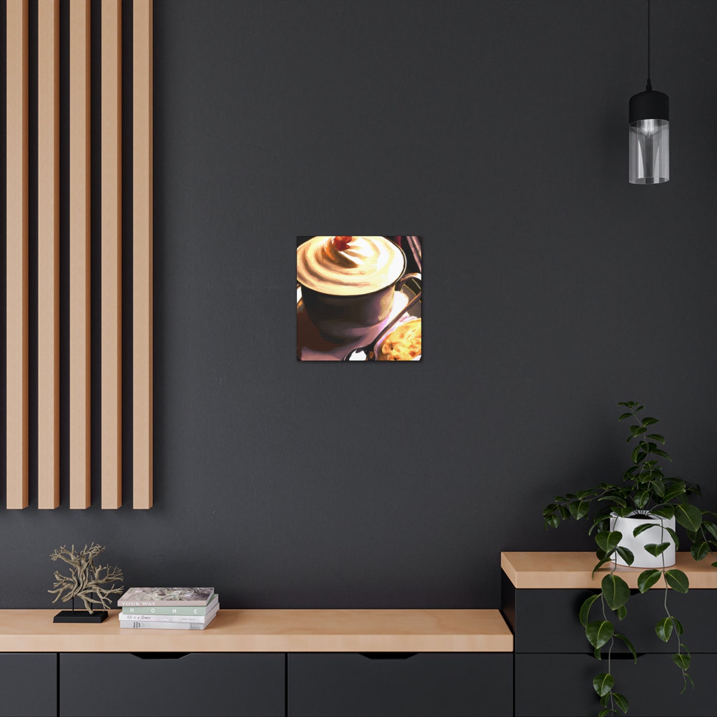 Cafe Cappuchino Splendor - Canvas