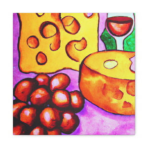 "Glorious Cheese and Grapes" - Canvas