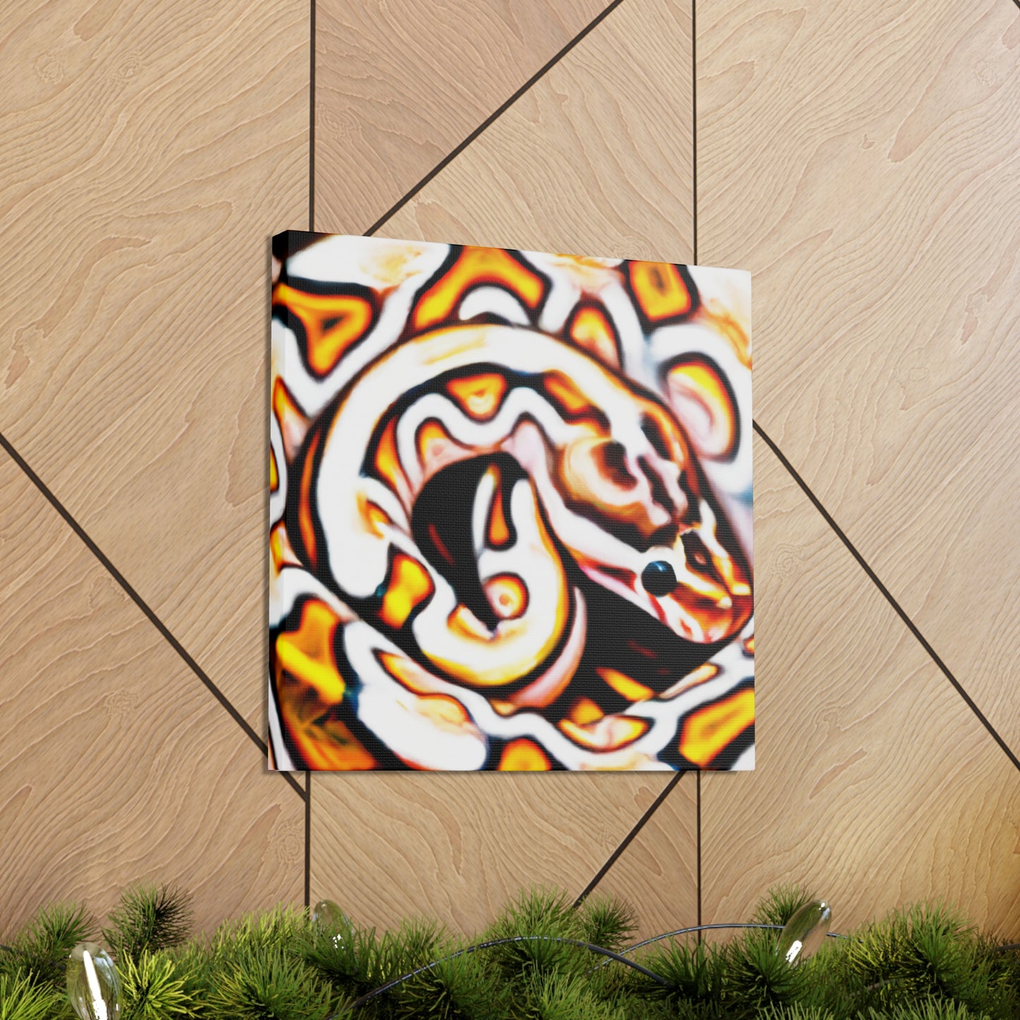 "Majesty of Ball Python" - Canvas