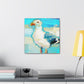 "Seagull In Flight" - Canvas