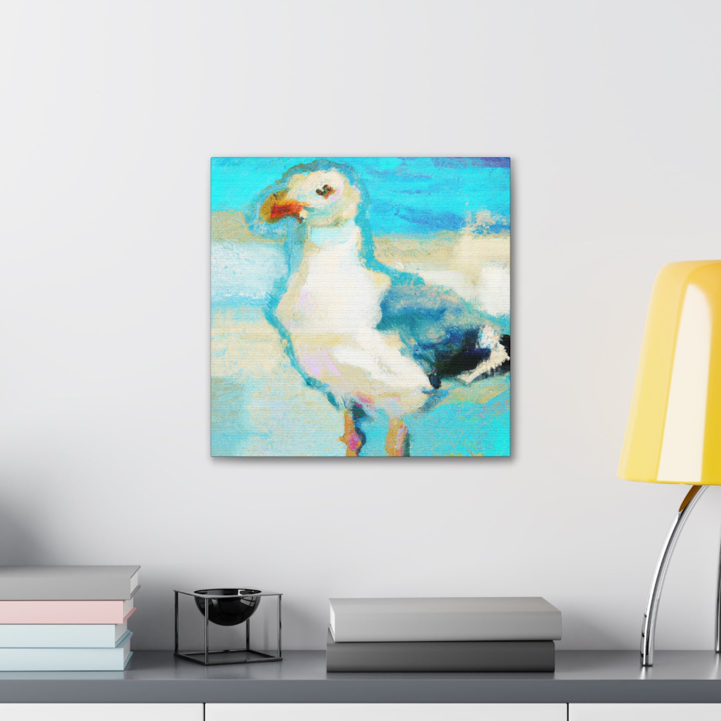 "Seagull In Flight" - Canvas