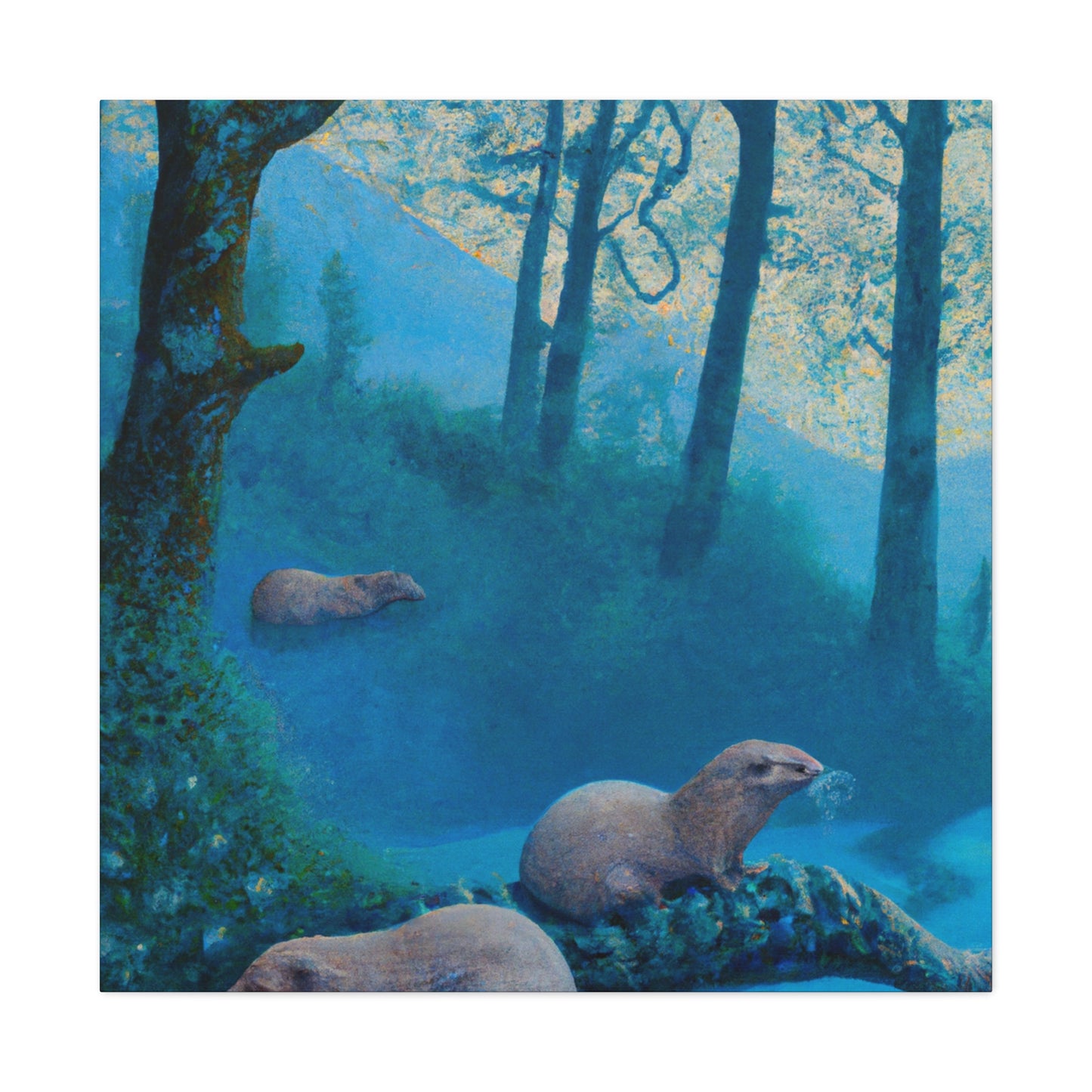 Otter in Magnificence - Canvas