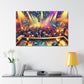 Rhythmic Nights Unveiled - Canvas