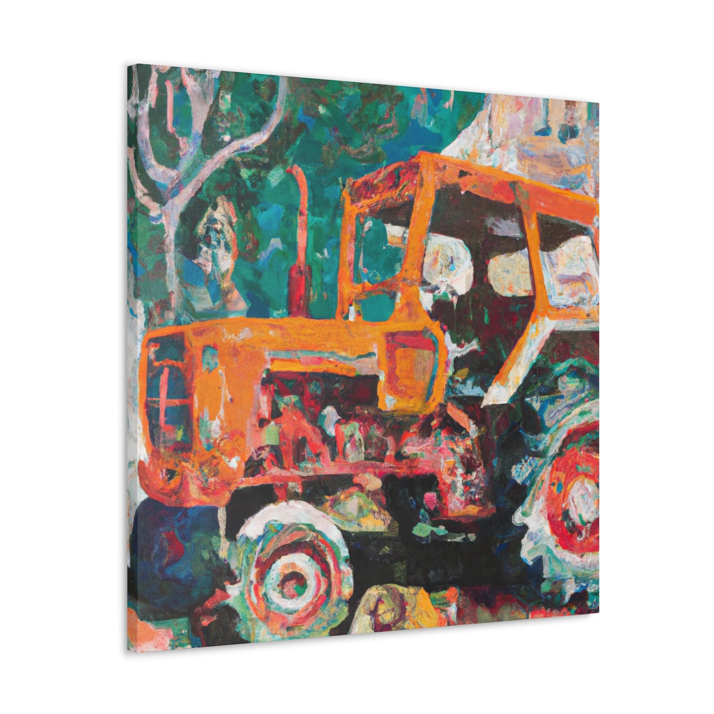 "Tractor in Splendor" - Canvas