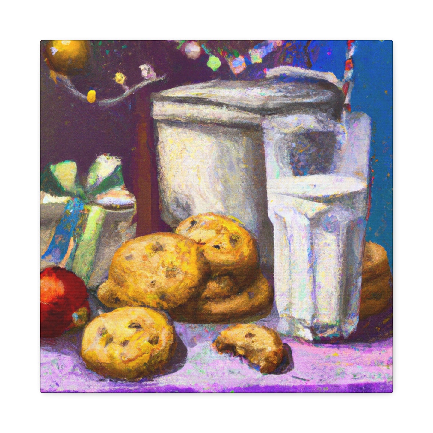 Milk and Cookies Feast - Canvas