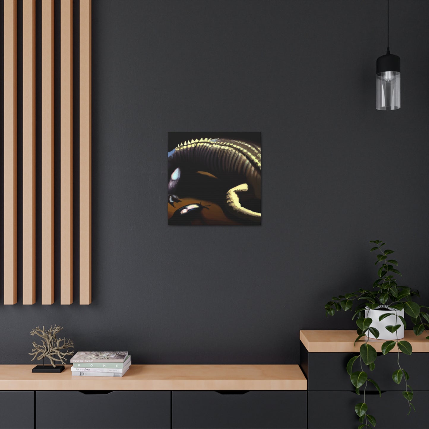 "Skink in Surrealism" - Canvas