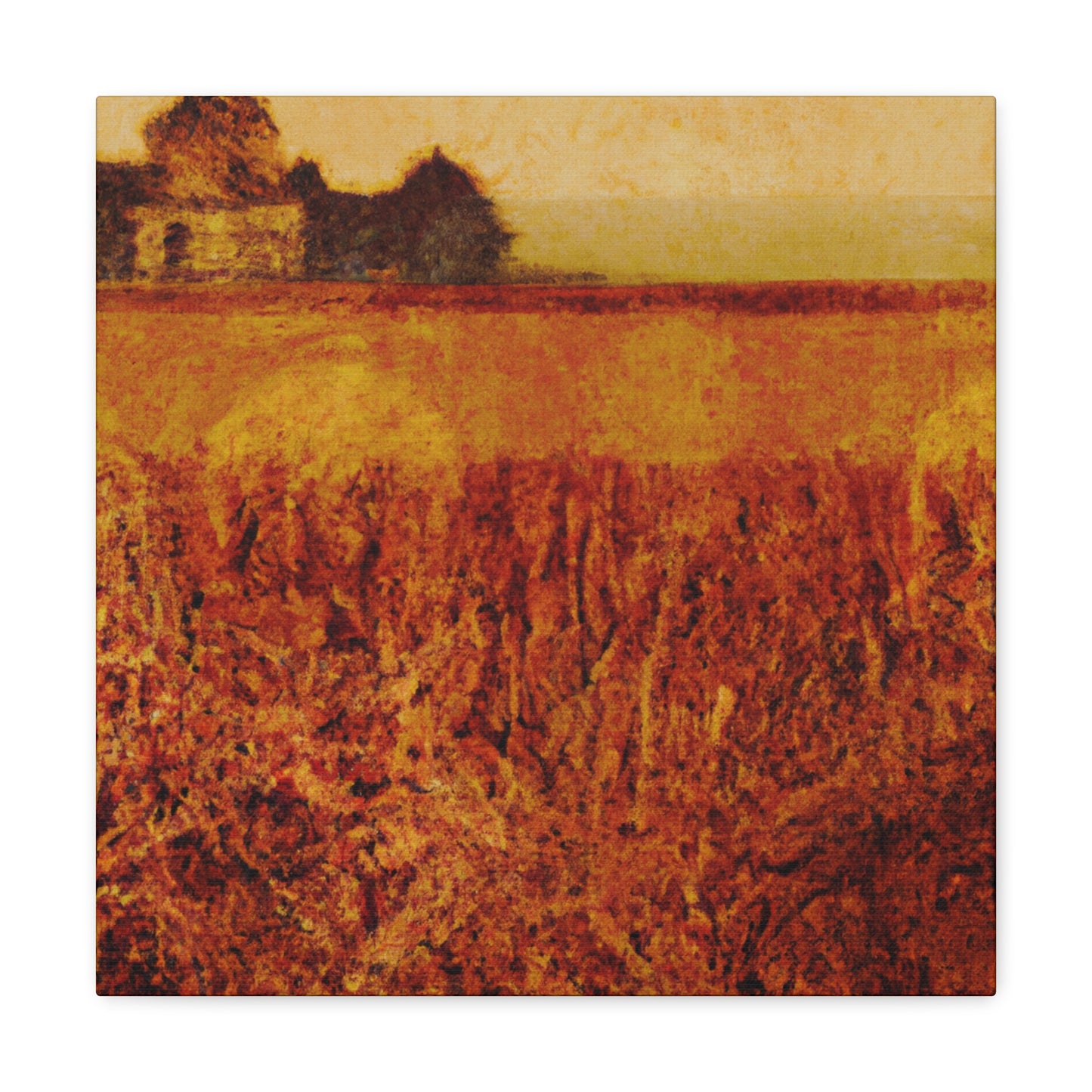 "Hay and Harmony Fields" - Canvas