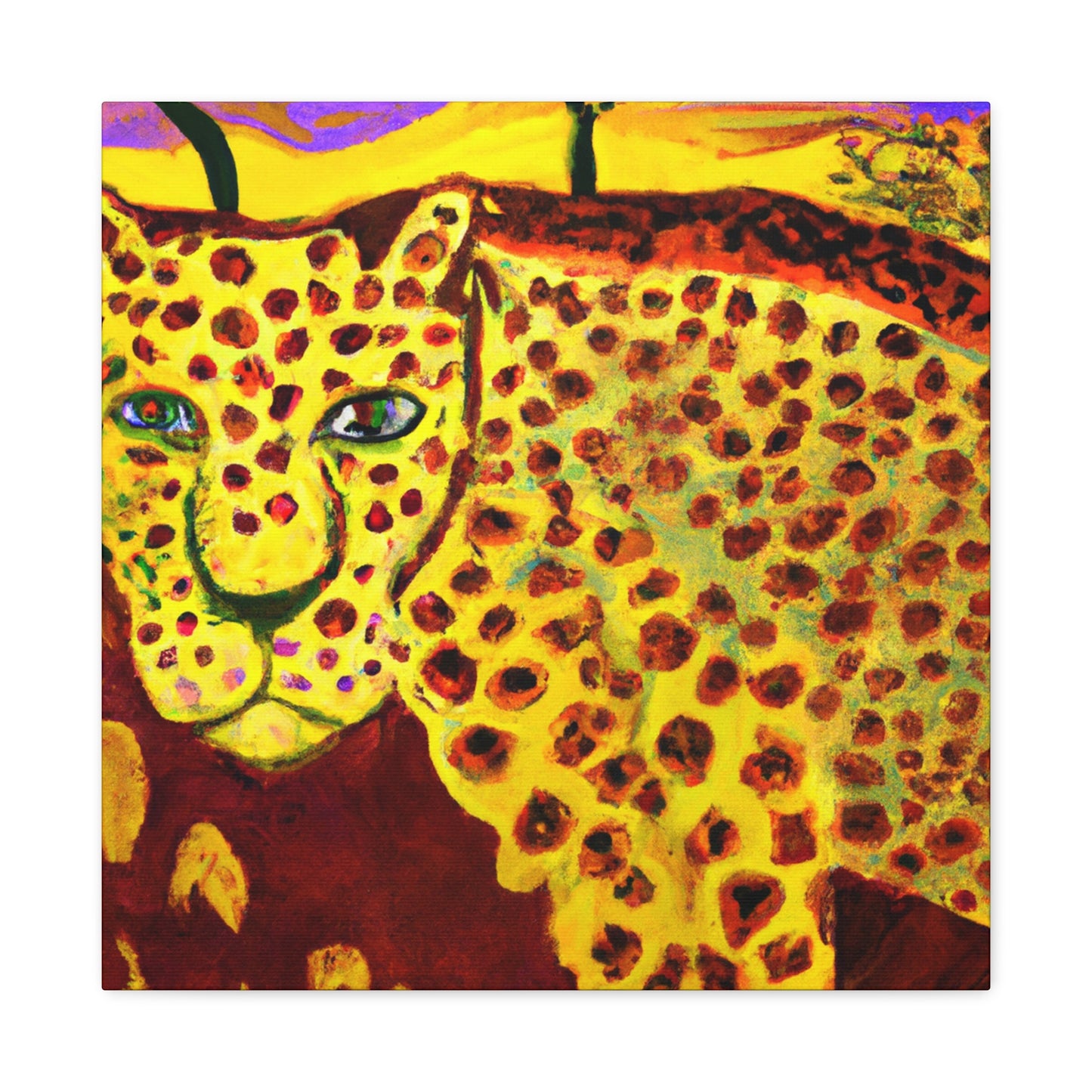 Leopard Lazing Luxuriously - Canvas